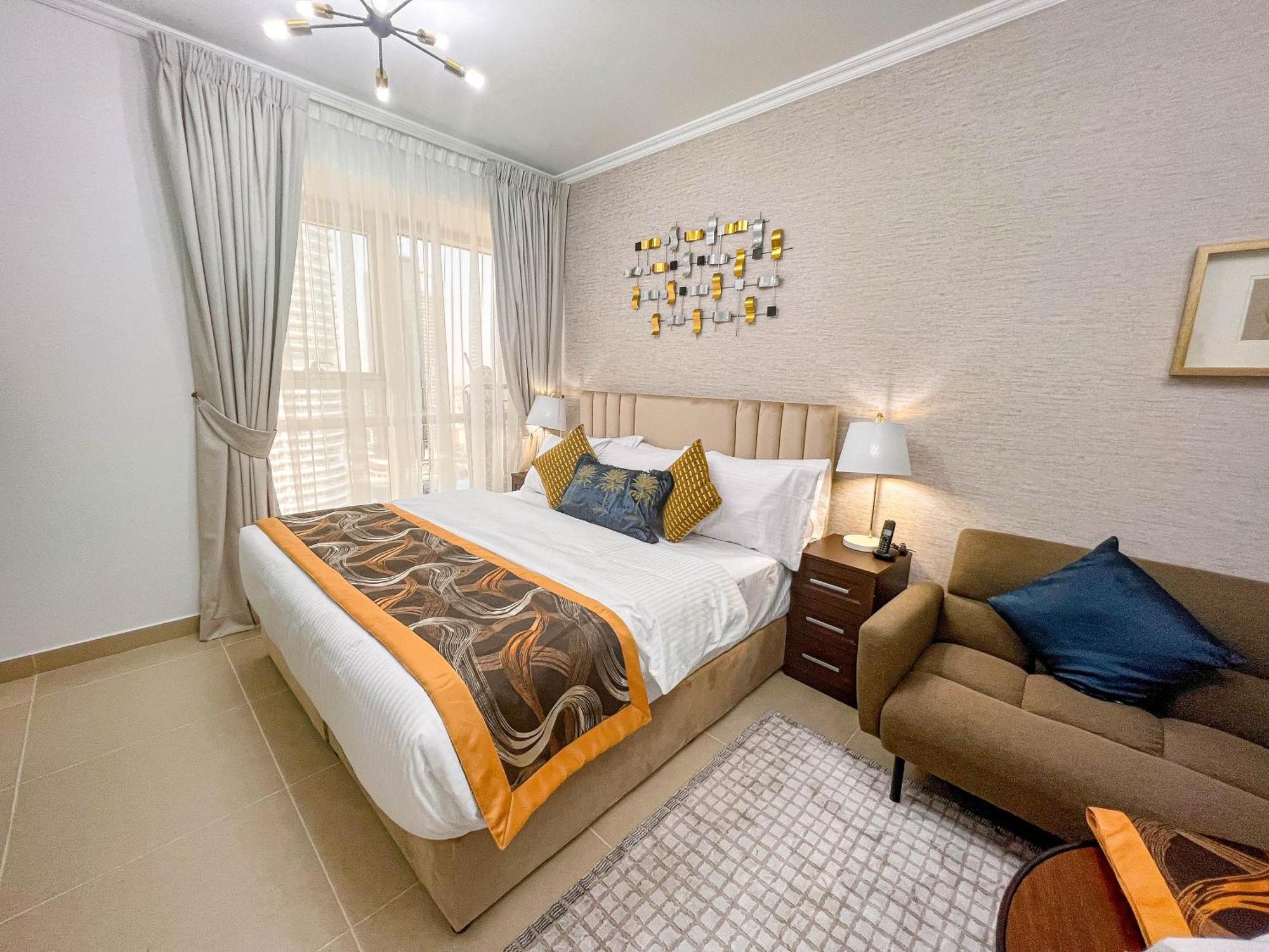 Cosmos Living Modern Studio Near Dubai Marina Exterior foto